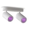 Image de Calex Smart Plafondlamp - 2-Lichts - Slimme Opbouwspot - Ovaal - Wit