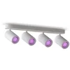 Image de Calex Smart Plafondlamp - 4-Lichts - Slimme Opbouwspot - Ovaal - Wit