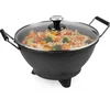 Image de Princess Elektrische Wok 162389 - 1400W - Regelbare thermostaat -Groot 7 liter - 250C - Hapjespan - Glazen deksel - Antikleeflaag