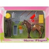 Image de Kids Globe Speelset met Paard en Accessoires, 13cm