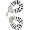 Image de ToyJoy Furry Fun - Handboeien - Zebra Plush