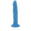Image de Get Real   Dual Density Dildo met Zuignap met Aders in Stijlvol Opvallend Ontwerp Verharde Kern - 19 cm   Blauw