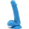 Image de Get Real   Dual Density Dildo met Zuignap en Balzak in Stijlvol Opvallend Ontwerp Verharde Kern - 15 cm   Roze
