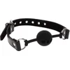 Image de Taboom - Silicone Ball Gag - Bondage / SM Gags and muzzles Zwart