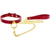 Image de Halsband met ketting Taboom - Rood