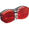 Image de AXA City Rear Achterlicht   LED Fietsverlichting   Batterij   500 m Zichtbaarheid   50/80 mm Montage   Geïntegreerde Reflector   Rood