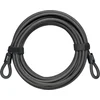 Image de AXA Double Loop 10 m Kabel   10 mm   Beveiligingskabel met Dubbele Lus   Voor Fietsen en Accessoires   Kunststof Beschermhoes   Zwart