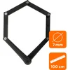 Image de AXA Fold 100 - Vouwslot - Fietsslot - Voor elk type Fiets - Met Houder - 100 cm lang - Zwart
