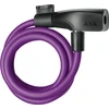 Image de AXA Resolute 8-120 Kabelslot   120 cm   8 mm   Automatische Kliksluiting   Inclusief Framehouder   Paars