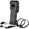 Image de AXA Fold Ultra 90 ART 2 Vouwslot   Fietsslot met Keurmerk   Premium Slot voor Elektrische Fiets, Fatbike en Bakfiets   Vouwslot met Houder en Sleutelservices   90 cm