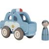 Image de Little Dutch Houten politiewagen   Blauw
