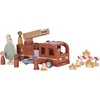 Image de Little Dutch Brandweerwagen Met Pegdolls