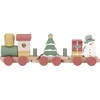 Image de Little Dutch Blokkentrein - Kerst