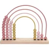 Image de Little Dutch Houten Regenboog Telraam Pink