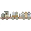 Image de Little Dutch - Blokkentrein Tractor FSC - Little Farm