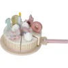 Image de Little Dutch Houten verjaardagstaartje Pink FSC