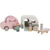 Image de Little Dutch - Speelgoed auto met caravan FSC