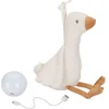 Image de Little Dutch Newborn Naturals Knuffelgans Licht & Geluid