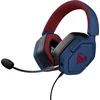 Image de Trust GXT492SM Carus - Gaming headset - voor PS4/PS5/Nintendo Switch/PC - Bedraad 3.5mm aansluiting - Superman Blauw