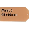 Image de Label HF2 karton Nr3 200gr, 45x90mm 1000 st,