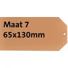 Image de Label HF2 karton Nr7 200gr, 65x130mm 1000 st,