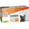 Image de Yarrah Bio Kattenvoer Multipack Paté Graanvrij Kip - Rund 8 x 100 gr NL-BIO-01