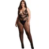 Image de Bodystocking met Accentuated Lines - OSX - Zwart