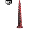 Image de Fiction Cocks - Infernal Tentacle Demon - Anal Lang Dildo - 37,5 cm - Red/Black
