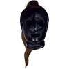 Image de Masker met Bruine Paardenstaart - Zwart