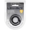 Image de Classic Grooved Silicone Cock and Ball Ring - Black