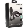 Image de Vibrating Silicone Cock and Ball Ring with Shaft Loop - Black