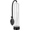 Image de Pumped Klassieke XL Penis Pomp met Handpomp en Indicatie met Siliconen Cock Ring - 34 cm - Transparant