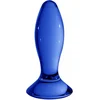 Image de Chrystalino Follower Glazen Buttplug - Blauw