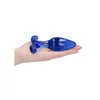 Image de Chrystalino Expert Glazen Buttplug - Blauw