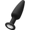 Image de Cone-Shaped Diamond Butt Plug - Black