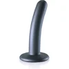 Image de Shots - Ouch! OU819GUN - Smooth G-Spot Dildo - 5'' / 12 cm - Gun Metal