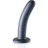 Image de Shots - Ouch! OU820GUN - Smooth G-Spot Dildo - 6'' / 14,5 cm - Gun Metal