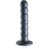 Image de Shots - Ouch! OU822GUN - Beaded G-Spot Dildo - 5'' / 13 cm - Gun Metal