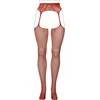 Image de Fishnet and Lace Garterbelt Stockings - Queen Size