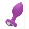 Image de Diamond Heart Butt Plug - Regular - Purple