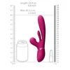 Image de VIVE by Shots - Kura - Thrusting G-Spot Vibrator with Flapping Tongue and Pulse Wave Stimulator - Pink