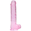 Image de 9" / 23 cm Realistic Dildo With Balls - Pink