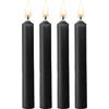 Image de Ouch! Teasing Wax Candles - Waxkaarsen Paraffine - Lage Temperatuur - 4 Stuks - Zwart