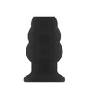 Image de No.50 - Medium Hollow Tunnel Butt Plug - 4 Inch - Black