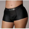 Image de Shots - Ouch! OU825BLKXLXXL1 - Vibrating Strap-on Boxer - Black - XL/XXL