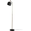 Image de Leitmotiv Vloerlamp Smart - Zwart - 26x26x164cm - Modern - Staande lampen voor Woonkamer - Slaapkamer