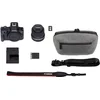 Image de Canon EOS R50 Zwart Travel kit + RF-S 18-45mm IS STM - Systeemcamera - 24.2 MP - 4K Video - Kantelbaar touchscreen - Schoudertas - Geheugenkaart - Inclusief standaard zoomlens
