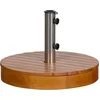 Image de WOOOD Monica Parasolvoet - Hout - Naturel - 37xØ49 cm