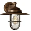 Image de KS Verlichting wandlamp - Labenne - Buitenlamp - E27 - Glas - Klassiek - Brons - Koper