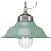 Image de Hanglamp aan ketting Porto Fino aluminium met groen deksel